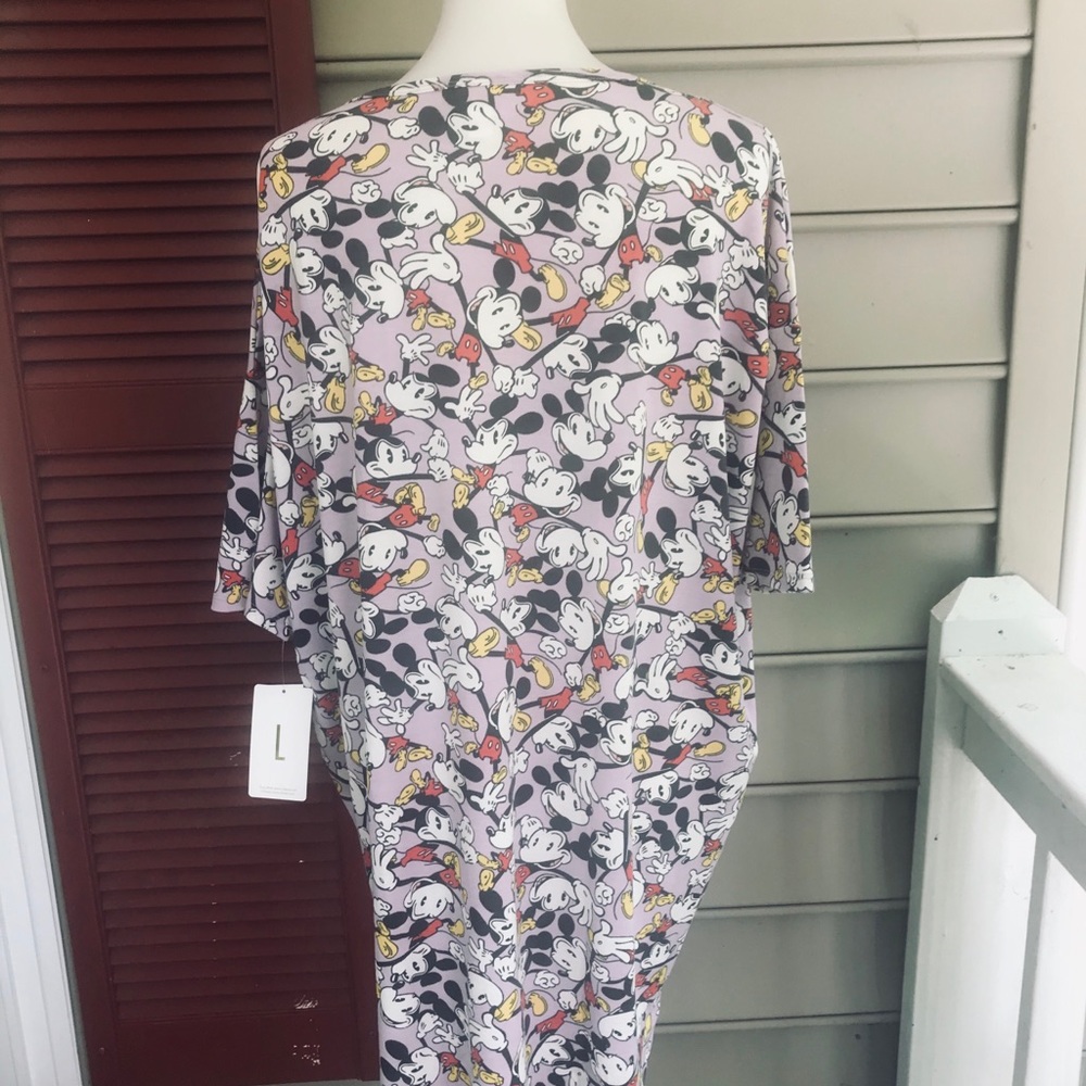 LuLaRoe Disney Mickey Lav. Irma Top L FREE SHIP - Picture 3 of 5